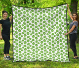 Hop Pattern Background Premium Quilt