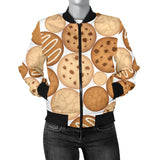 Various Cookie Pattern Women'S Bomber Jacket