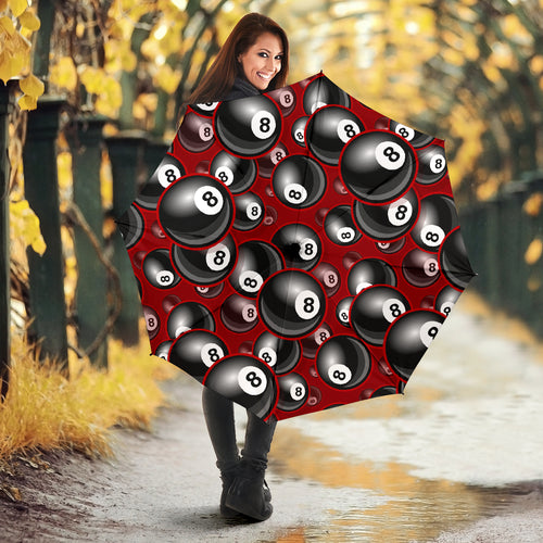 Billiard Ball Pattern Print Design 05 Umbrella