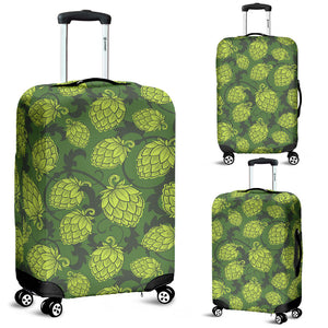 Hop Patternn Hop Cone Background Luggage Covers