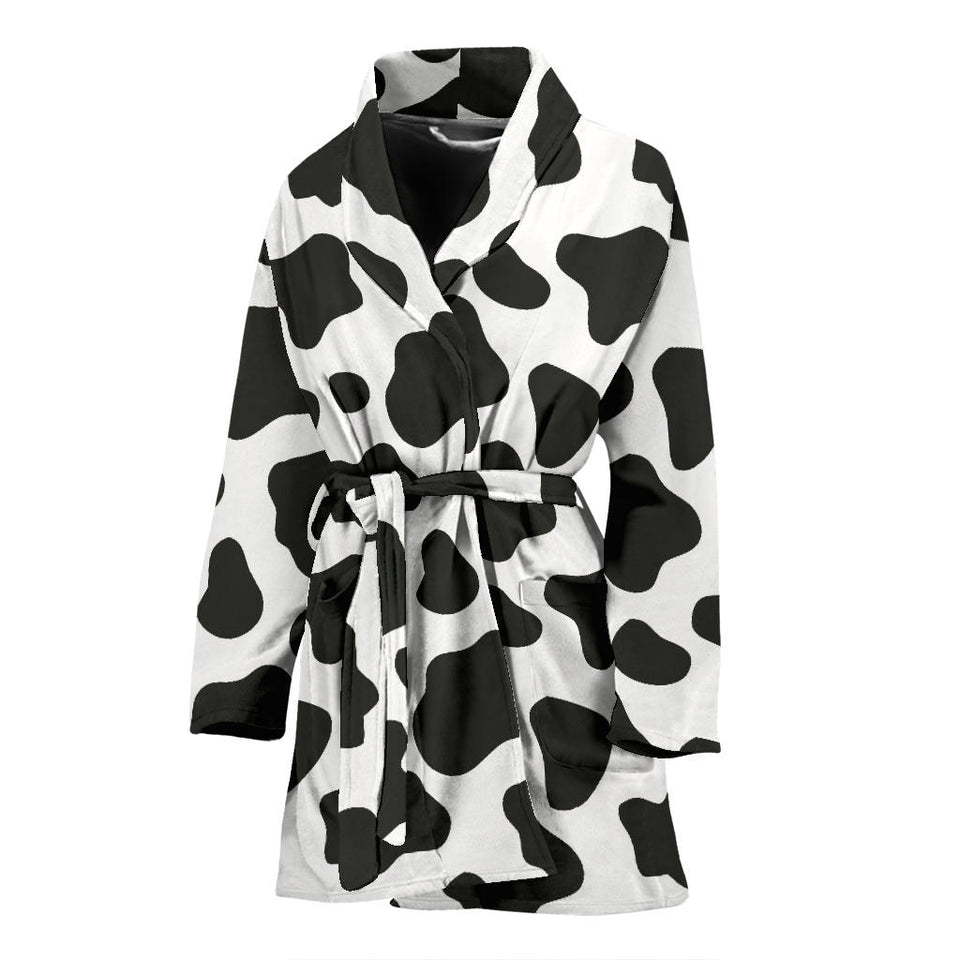 Cow Skin Pattern Women'S Bathrobe