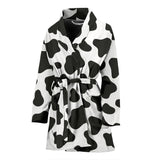 Cow Skin Pattern Women'S Bathrobe