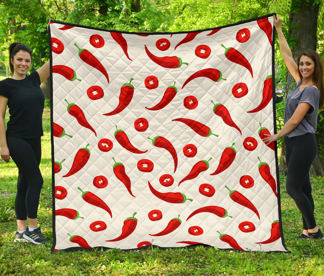 Chili Pattern Premium Quilt