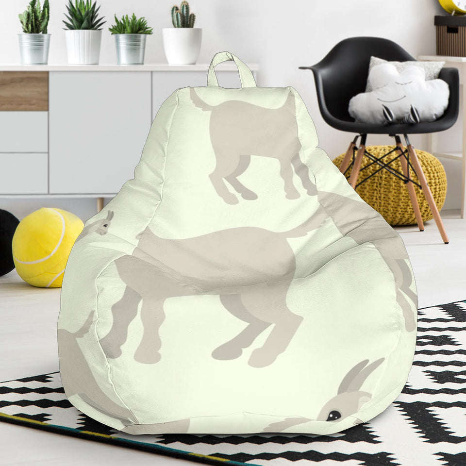Little Young Goat Pattern Bean Bag Cover