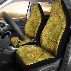 Corn Pattern Print Design 01 Universal Fit Car Seat Covers
