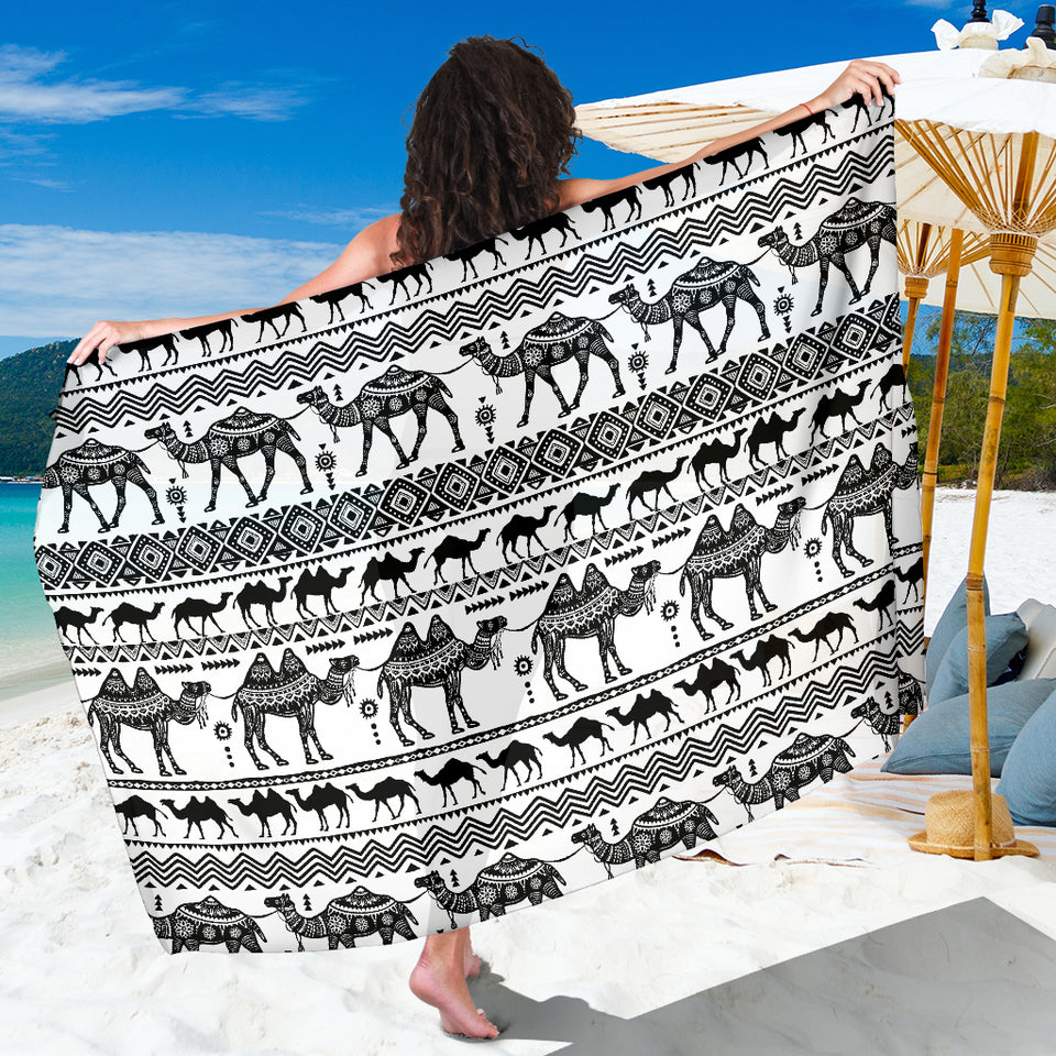 Camel Polynesian Tribal Pattern Sarong