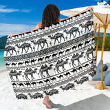 Camel Polynesian Tribal Pattern Sarong