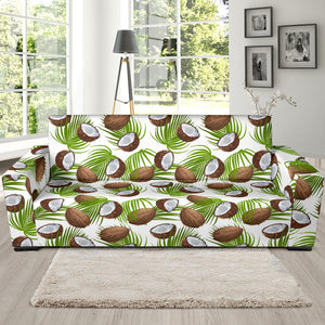 Coconut Pattern Print Design 04 Sofa Slipcover