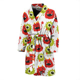 Alien Pattern Print Design 05 Men's Bathrobe