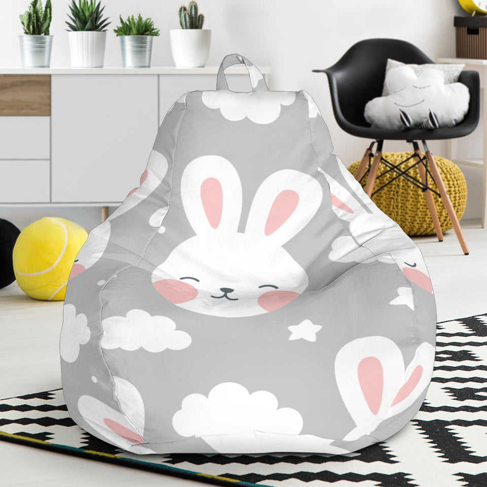 Rabbit Cloud Pattern Bean Bag Cover