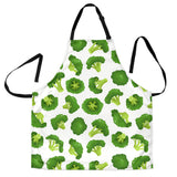 Cute Broccoli Pattern Adjustable Apron