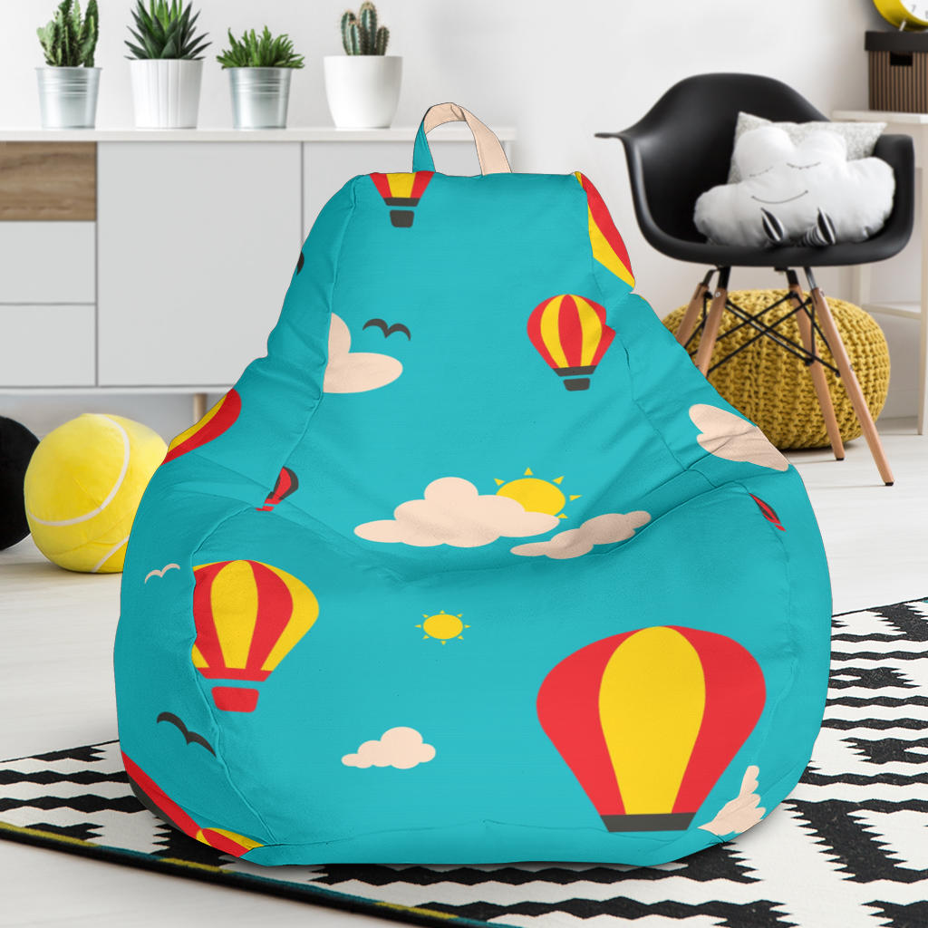 Hot Air Balloon Sky Pattern Bean Bag Cover