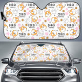 Corgi Dog Pattern Car Sun Shade