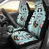 Cute Baby Panda Pattern Universal Fit Car Seat Covers