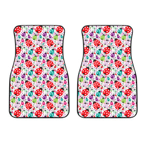 Ladybug Pattern Print Design 03 Front Car Mats