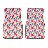 Ladybug Pattern Print Design 03 Front Car Mats