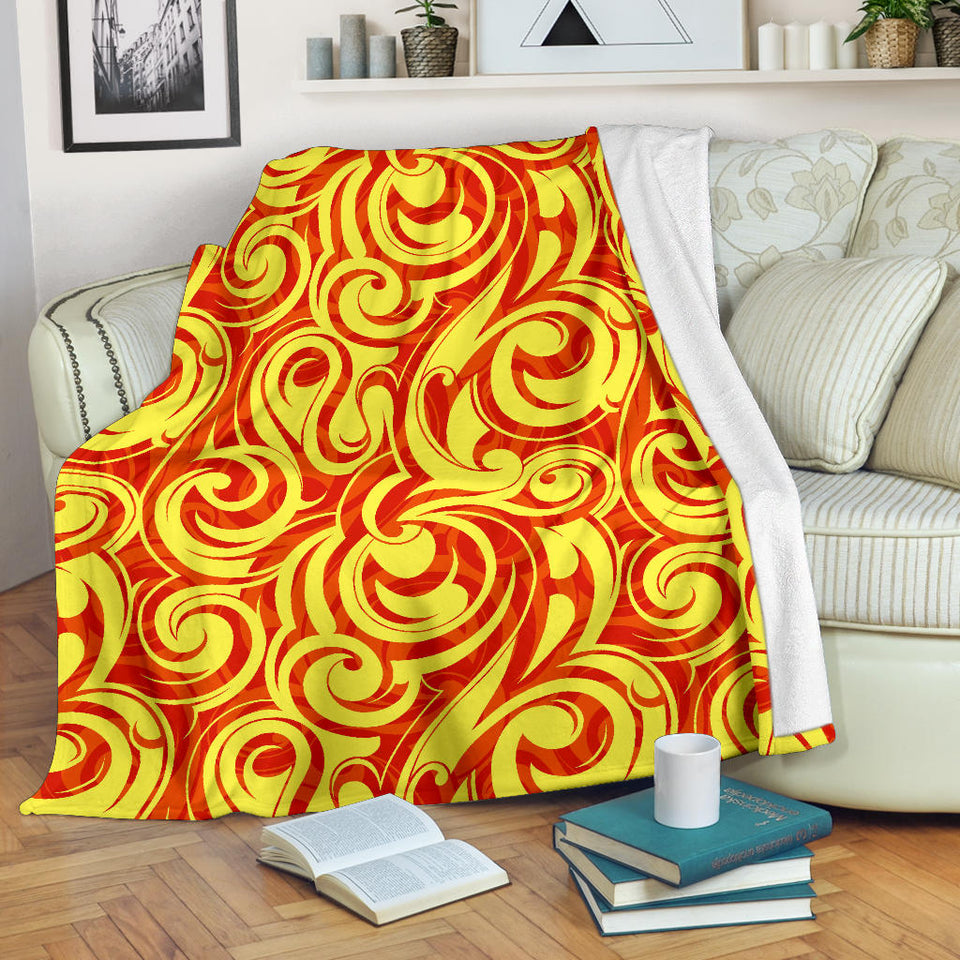 Fire Flame Design Pattern Premium Blanket