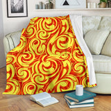 Fire Flame Design Pattern Premium Blanket