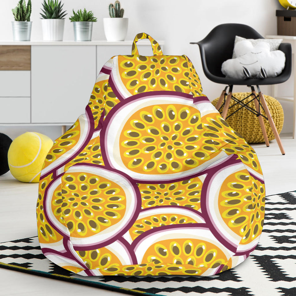 Passion Fruits Slice Pattern Bean Bag Cover