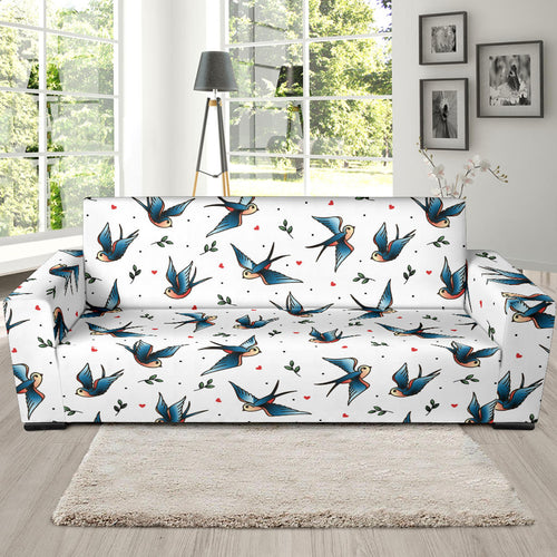 Swallow Pattern Print Design 04  Sofa Slipcover