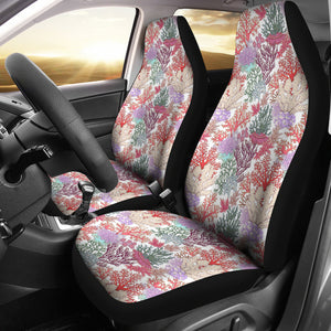 Coral Reef Pattern Print Design 03 Universal Fit Car Seat Covers