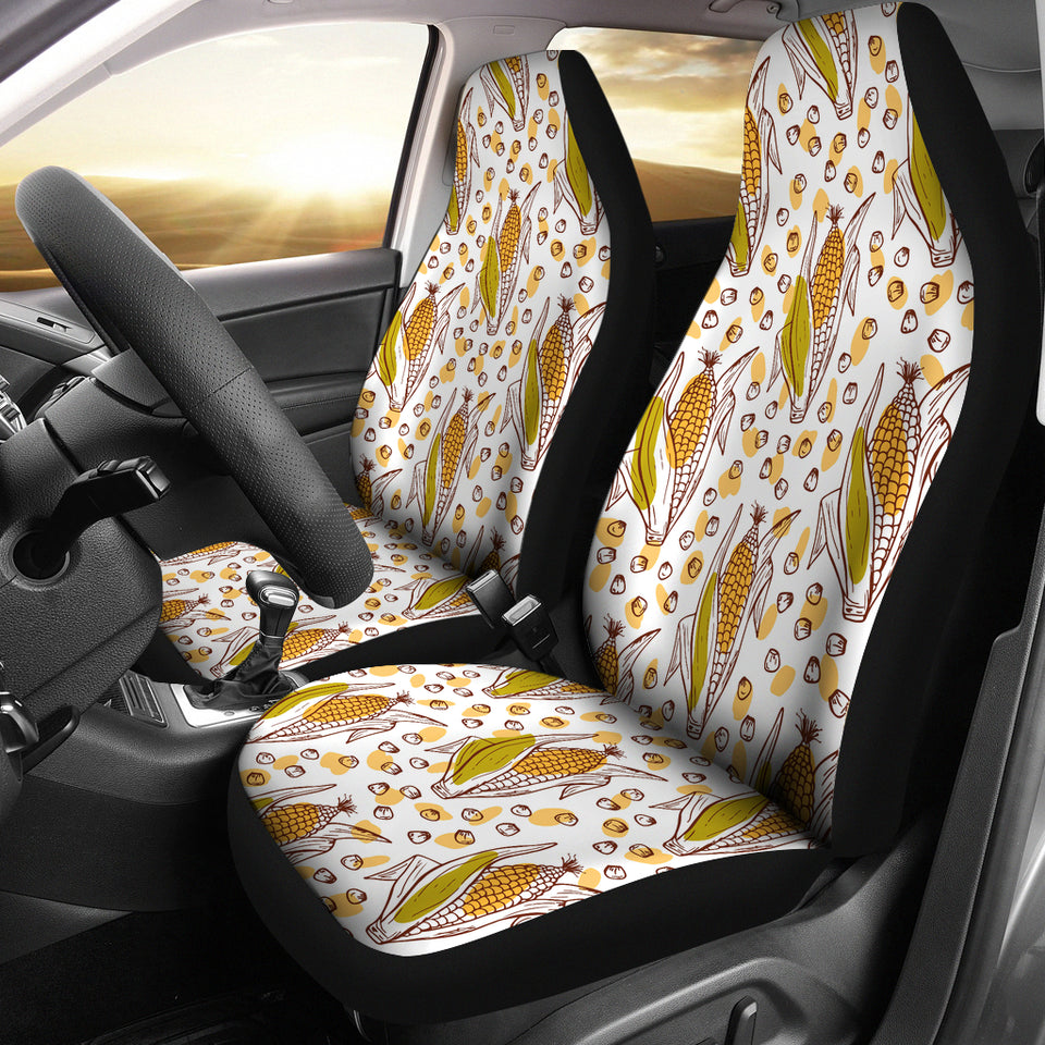 Corn Pattern Print Design 02 Universal Fit Car Seat Covers