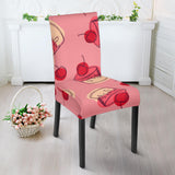 Cake Cherry Pattern Dining Chair Slipcover