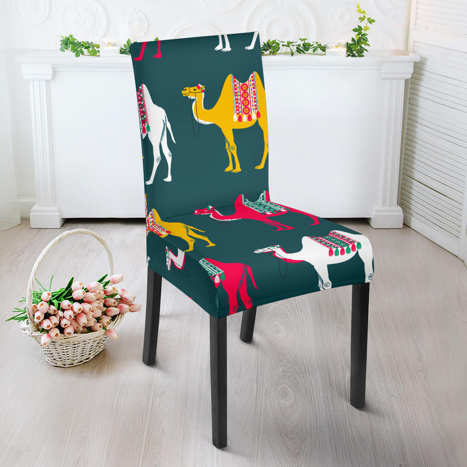 Camel Pattern Dining Chair Slipcover