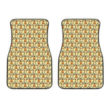 English Bulldog Pattern Print Design 02 Front Car Mats
