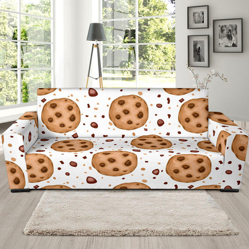 Chocolate Chip Cookie Pattern Sofa Slipcover