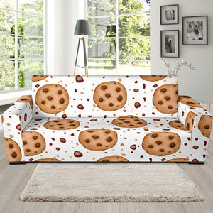 Chocolate Chip Cookie Pattern Sofa Slipcover