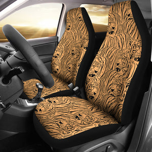 Bengal Tigers Pattern Universal Fit Car Seat Covers