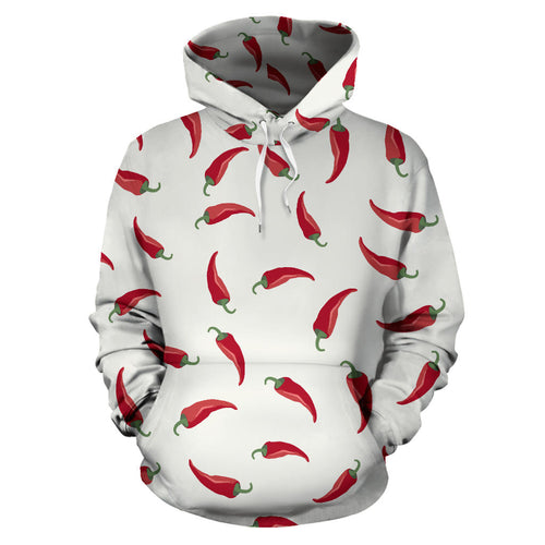 Chili Peppers Pattern Men Women Pullover Hoodie
