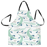 Crocodile Diver Pattern Adjustable Apron