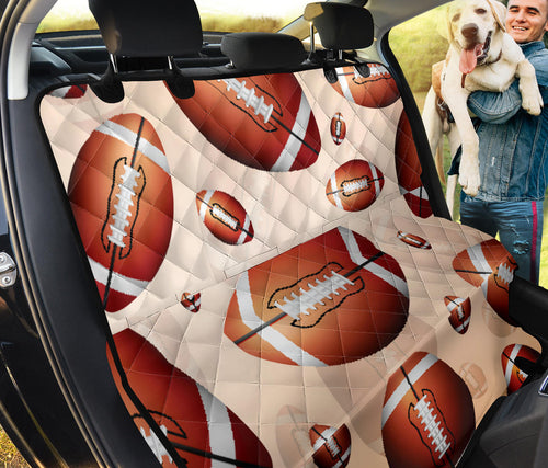 American Football Ball Design Pattern Dog Car Seat Covers
