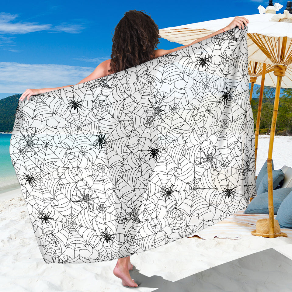 Spider Web Cobweb Pattern Sarong
