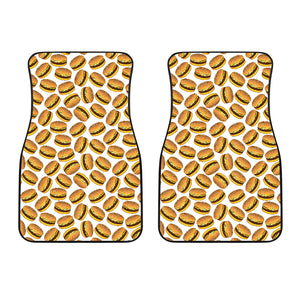 Hamburger Pattern Print Design 03 Front Car Mats