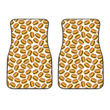 Hamburger Pattern Print Design 03 Front Car Mats