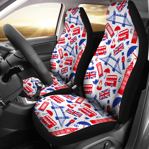British Pattern Print Design 01 Universal Fit Car Seat Covers