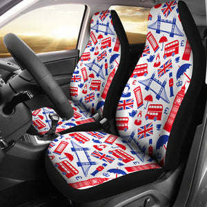 British Pattern Print Design 01 Universal Fit Car Seat Covers