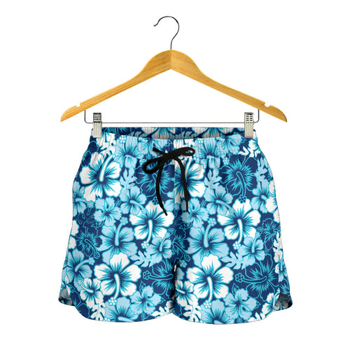 Hibiscus Pattern Print Design 03 Women Shorts