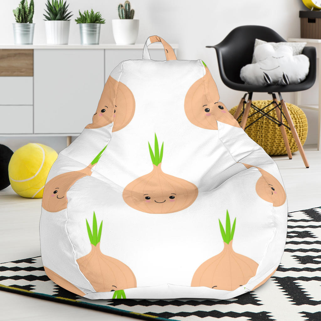 Cute Onions Smiling Faces Bean Bag Cover