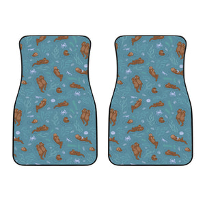 Sea Otters Pattern Front Car Mats