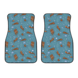 Sea Otters Pattern Front Car Mats