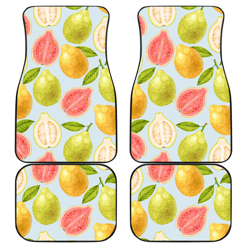 Guava Design Pattern Front And Back Car Mats