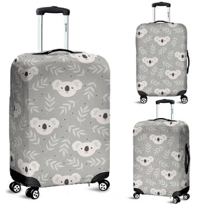 Cute Koala Leaves Pattern Luggage Covers