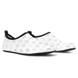 Airplane Print Pattern Aqua Shoes