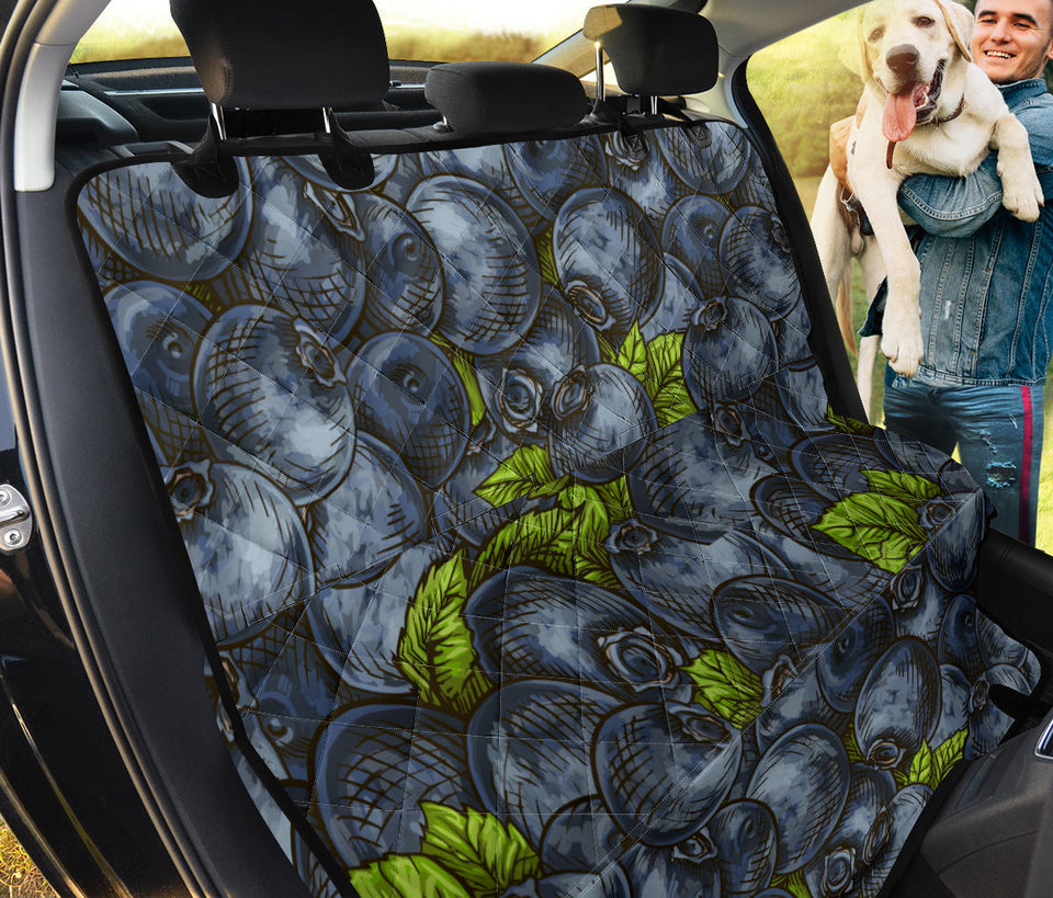Blueberry Pattern Dog Car Seat Covers