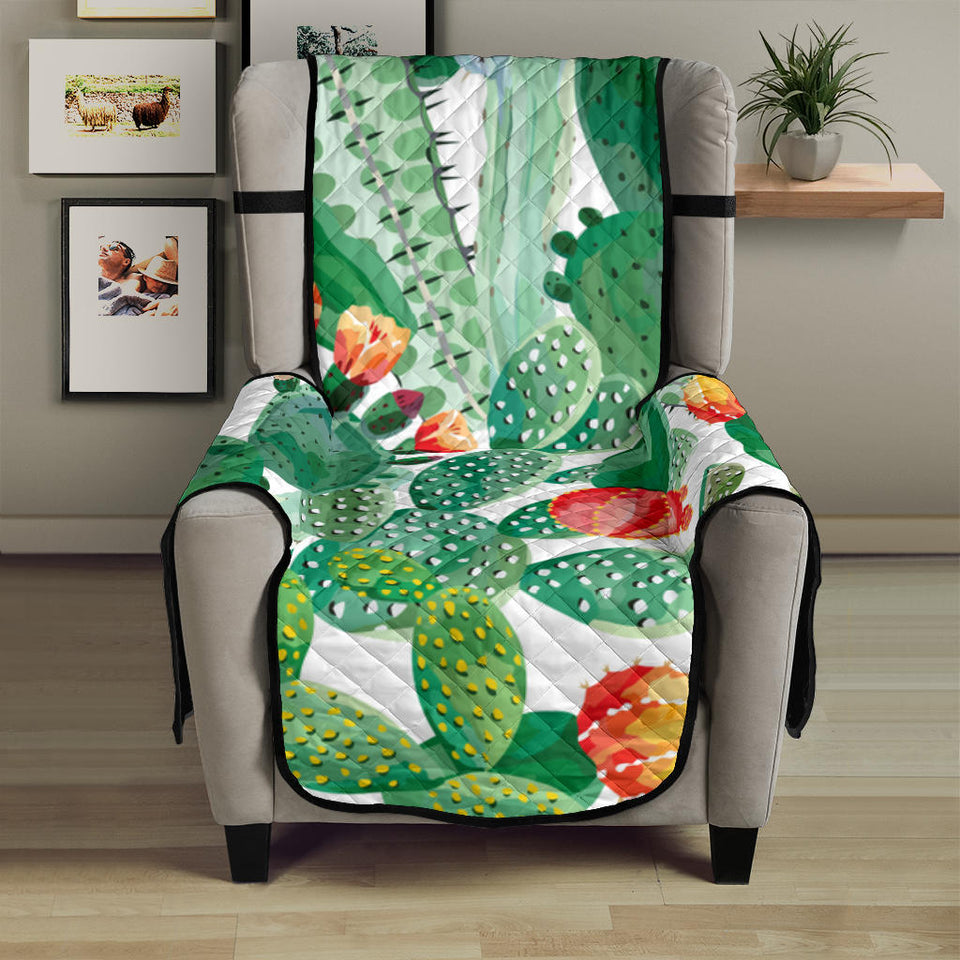 Cactus design pattern copy Chair Cover Protector
