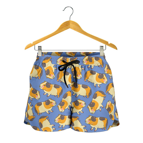 Guinea Pig Pattern Print Design 02 Women Shorts